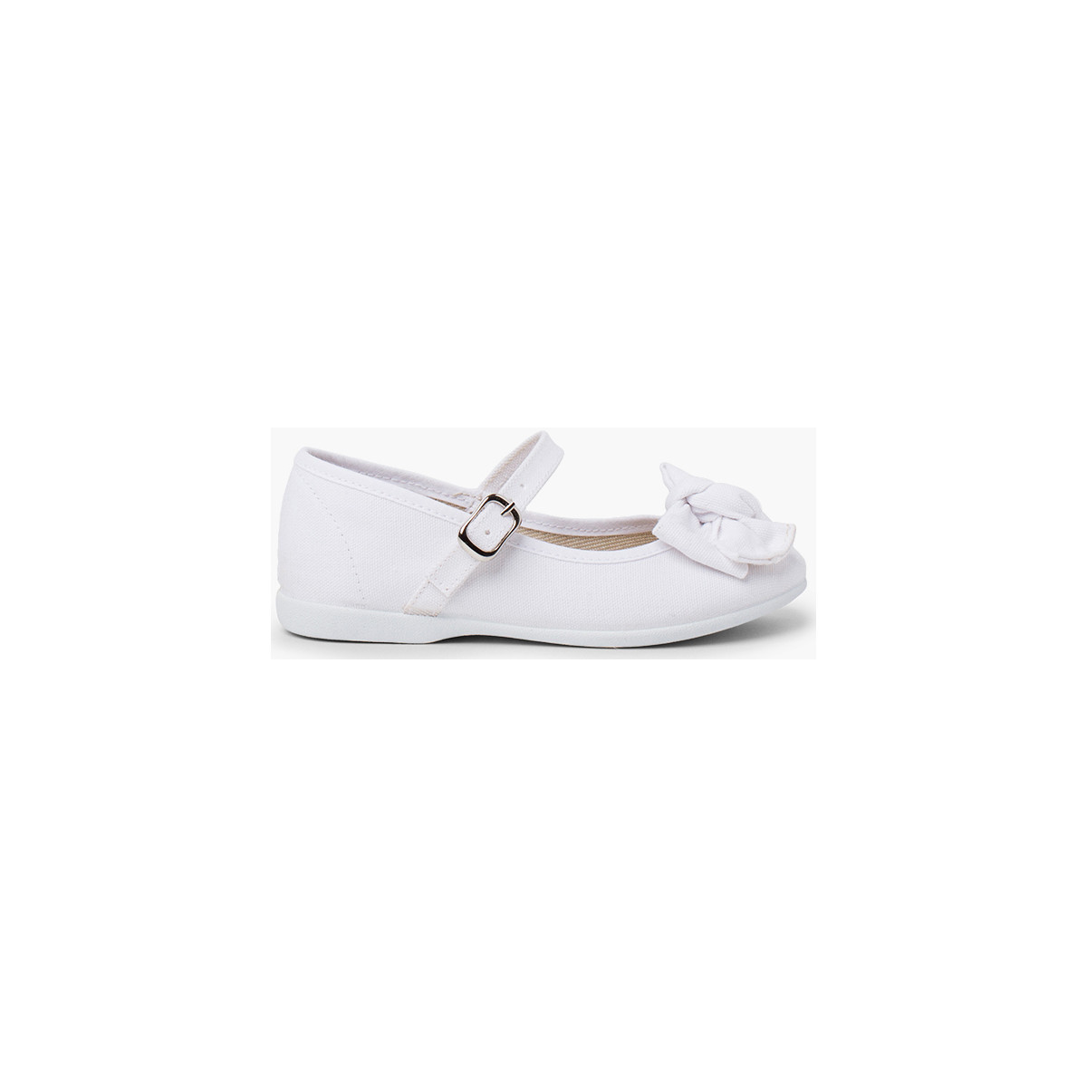 Pisamonas Blanc Chaussures Babies en Coton Organique av