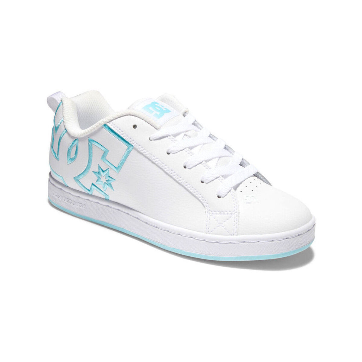 DC Shoes Blanc Court graffik 300678 WHITE/WHITE/BLUE (XWWB) 5tIb3PxF