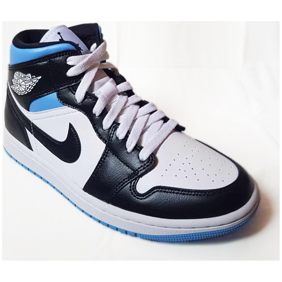 Nike Bleu Jordan 1 Mid University Blue - BQ6472-102 - Taille : 38 FR 9g44wSRS