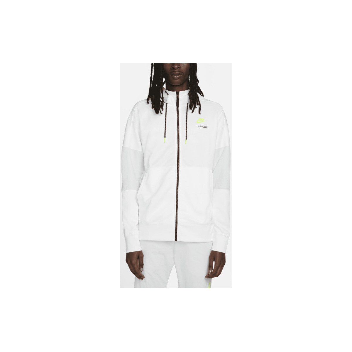 Nike Blanc - Sweat zippé - blanc 1u3SuE46